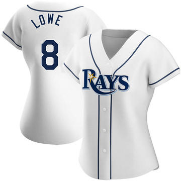Tampa Bay Rays #8 On Lowe Mlb Golden Brandedition White Jersey Gift For Rays  Fans - Bluefink