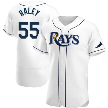 Tampa Bay Rays Luke Raley #55 Nike Men's Blue Alternate Official MLB Jersey