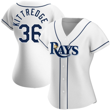 Raimel Tapia Men's Nike White Tampa Bay Rays Home Replica Custom Jersey Size: Extra Large