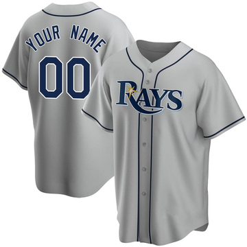 Customize Your Tampa Bay Rays Baseball Jersey - Navy - Pullama