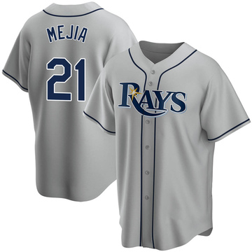 Francisco Mejia 28 Tampa Bay Rays Light Blue Alternate Jersey - Bluefink