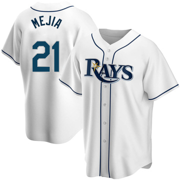 Francisco Mejia 28 Tampa Bay Rays Light Blue Alternate Jersey - Bluefink