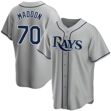 Tampa Bay Rays MLB #70 Joe Madden Manager Majestic Blue Jersey XL MINT