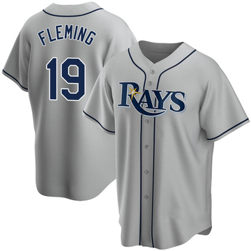 Men's Tampa Bay Rays 61 Josh Fleming White Home Jersey - Bluefink