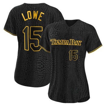 Tampa Bay Rays #8 On Lowe Mlb Golden Brandedition Black Jersey Gift For Rays  Fans - Bluefink