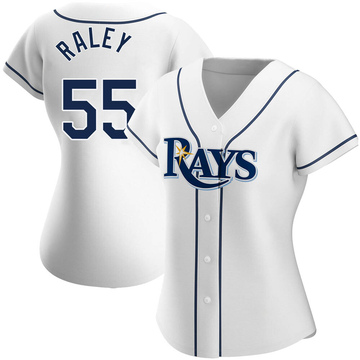 Tampa Bay Rays Luke Raley #55 Nike Men's Blue Alternate Official MLB Jersey