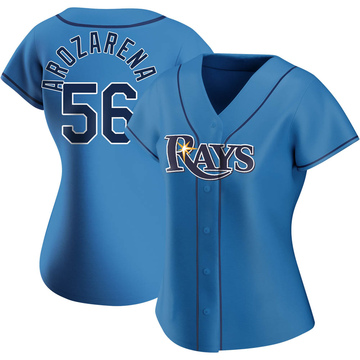 RAYS GREY RANDY AROZARENA NAME AND NUMBER T-SHIRT – The Bay Republic