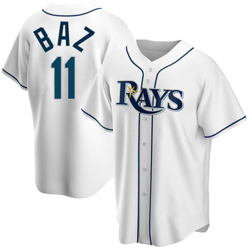 RAYS REPLICA WHITE DEVIL RAYS JERSEY- HOME – The Bay Republic