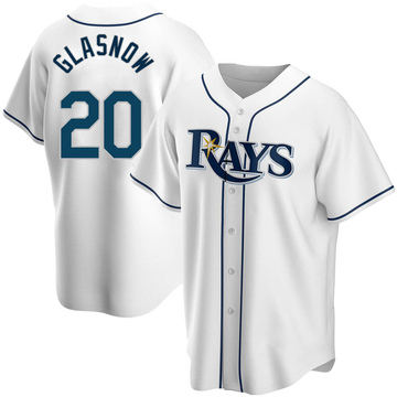 RAYS NAVY TYLER GLASNOW NAME AND NUMBER T-SHIRT – The Bay Republic