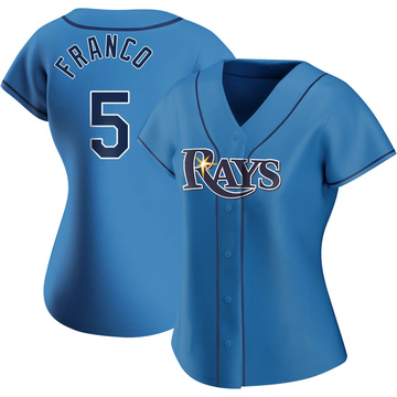 Youth Tampa Bay Rays Wander Franco Nike Navy Alternate Replica Player Jersey